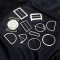 Factory Custom Logo Buckle Women Shoes Swimwear Metal Fashion Decoration Ladies Metal Buckles For Shoes Women Ladies