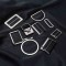 Factory Custom Logo Buckle Women Shoes Swimwear Metal Fashion Decoration Ladies Metal Buckles For Shoes Women Ladies