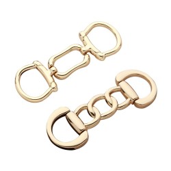High Quality Metal Buckles Decoration For Women Clothing Shoes Plating Gold Buckle Button Factory Wholesale Garment Accessories