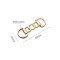 High Quality Metal Buckles Decoration For Women Clothing Shoes Plating Gold Buckle Button Factory Wholesale Garment Accessories