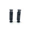 Black Double-headed Rope Buckle Alloy Die-casting For Handbags And Shoes Key Parts Buckle