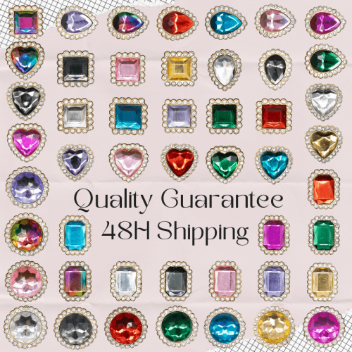 Fashion New Luxury Charm Shoe Wholesale Custom Metal Shoe Buckle Bling Diamond Shoe Decorations Rhinestone Clogs Accessory Bulk