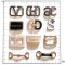 High Quality Zinc Alloy Shoe Buckles Personalized Design Golden Veneer Metal Pin Decorations For Men Women Shoe Hooks