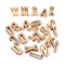 Custom High Quality Letter Buckles For Belt Metal Buckle Belt For Leather Bracelet Fashionable Sliding Buckle Accessory For Belt