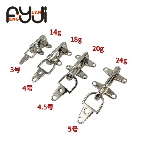 Jacket Buckle Double Button Lobster Buckle 3/4/5/4/5cm Silver Jacket Strap Buckle Airplane Shaped Clothing Accessories