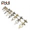 Jacket Buckle Double Button Lobster Buckle 3/4/5/4/5cm Silver Jacket Strap Buckle Airplane Shaped Clothing Accessories