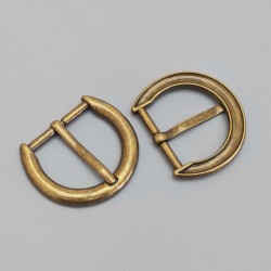 Hot Style Hardware Accessories Decorative D Shape Adjustable Belt Pin Buckles Customized Small Shoe Buckles