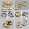 Hot Style Hardware Accessories Decorative D Shape Adjustable Belt Pin Buckles Customized Small Shoe Buckles