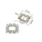 Custom Metal Rhinestone Shoe Buckle Accessory Decorative Upper For Shoe Hooks