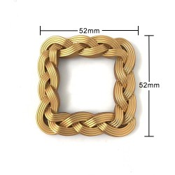 Zinc Alloy Colored Shoe Buckles Customized Ladies Shoe Chain Accessories