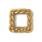 Zinc Alloy Colored Shoe Buckles Customized Ladies Shoe Chain Accessories