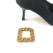 Zinc Alloy Colored Shoe Buckles Customized Ladies Shoe Chain Accessories