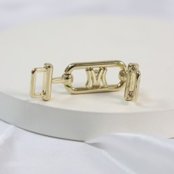 Ladies Exquisite Pattern Round Metal Shoes Buckles Durable Zinc Alloy Horsebit Buckle For Bags Accessory