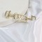 Ladies Exquisite Pattern Round Metal Shoes Buckles Durable Zinc Alloy Horsebit Buckle For Bags Accessory