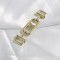 Ladies Exquisite Pattern Round Metal Shoes Buckles Durable Zinc Alloy Horsebit Buckle For Bags Accessory