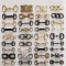 Men's Gold Leather Dance Chain Buckle Shoe Decor Hook For Shoe Decorations