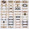 Men's Gold Leather Dance Chain Buckle Shoe Decor Hook For Shoe Decorations