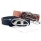 Unisex Multifunctional Sexy Belt With New Oval Metal Snap Buckle Fashionable Jeans Accessories With Bead Decoration Made Plastic