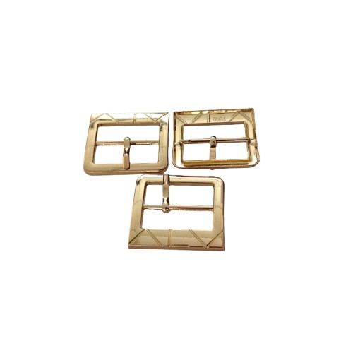 Luxurious Elegant Gold Metal Zinc Alloy Shoe Hooks High Quality Customized Sandals Clasp Accessory Simple Pattern Shoe Buckles