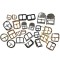 Luxurious Elegant Gold Metal Zinc Alloy Shoe Hooks High Quality Customized Sandals Clasp Accessory Simple Pattern Shoe Buckles
