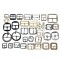 High Quality Luxury Zinc Alloy Metal Shoe Hooks Factory Wholesale Best-selling Customizable Sandal Buckles Double Pin
