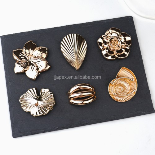Factory Custom Logo Brand Irregular Decoration Ring Buckle For Women Shoes Dress Swimwear Metal Pin Belt Zinc Alloy Buckle
