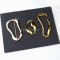 Manufacturer Custom Brand Logo Irregular Ring Decoration Women's Metal Pin Zinc Alloy Buckle For Shoes Dresses Swimwear Belts