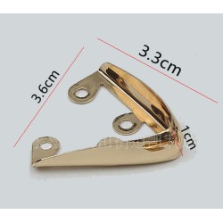 Customizable Iron Shoe Decorations Anti-kick Metal Buckles And Shoe Tie Caps Protective Shoe Tip Decorative Buckles