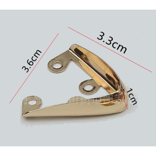 Customizable Iron Shoe Decorations Anti-kick Metal Buckles And Shoe Tie Caps Protective Shoe Tip Decorative Buckles