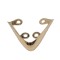 Customizable Iron Shoe Decorations Anti-kick Metal Buckles And Shoe Tie Caps Protective Shoe Tip Decorative Buckles