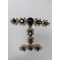 Custom I-shaped Metal Buckle Glass Rhinestone-embellished Women's Shoe Buckle