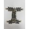 Custom I-shaped Metal Buckle Glass Rhinestone-embellished Women's Shoe Buckle