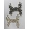 Custom I-shaped Metal Buckle Glass Rhinestone-embellished Women's Shoe Buckle