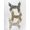 Custom I-shaped Metal Buckle Glass Rhinestone-embellished Women's Shoe Buckle