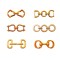 Quick-release Metal Shoe Buckles With Decorative Plates No-tie Buckle System For Sneakers
