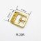 Golden Shoe Accessories Shoes Buckle