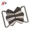 Custom Decorative Clasp Dress Fashion Belt Manufacturers Metal Double Two Prong Buckle