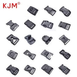 Custom Logo Quick Release Plastic Buckles Bag Safety Lever Adjustable Strap Paracord Buckles For Belts Bags