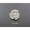 2025 Hot Selling Customized Shoe Accessories Rhinestone Flower Shoe Buckle