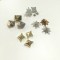 Shoes Accessory Uv Plating Half Shape Plastic Shoes Rivet With Screw Nail