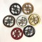 Yk 5028 Newly Promoted Customizable Round Shape Buckles For Footwear Accessories