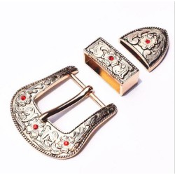 3 Piece Buckle Western Western Belt Buckle 3 Piece Designer Belt Buckle