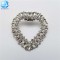 New Arrival Heart Shape Rhinestone Shoe Buckle Ornament Detachable Shoe Clip For Ladies High Heels Accessories Decoration
