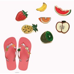Wholesale Metal Shoe Buckle Decoration From China Factory Shoelace Charm Flip Flop Sandal Accessories