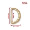 D Ring Buckle Factory Wholesale Leather Bag Accessories,Clothing Hardware Accessories Shoe Buckle